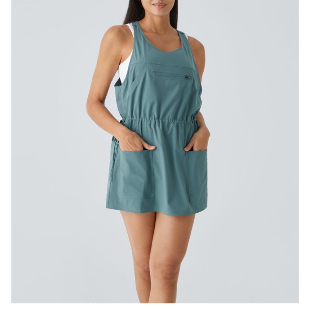 Teal Sleeveless Women's Dress